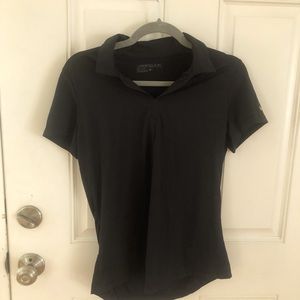 Nike Golf Black Dri-Fit Polo Size M